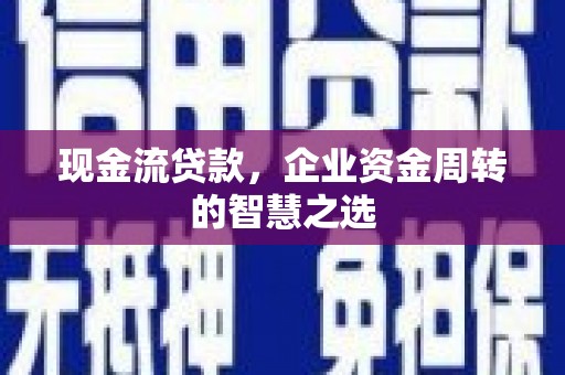 吉阳现金流贷款，企业资金周转的智慧之选