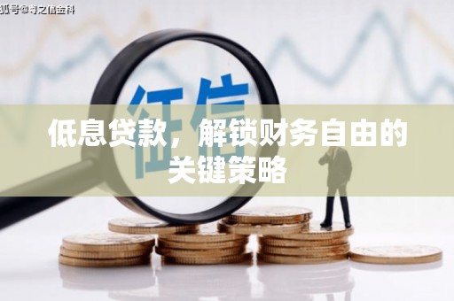 吉阳低息贷款，解锁财务自由的关键策略