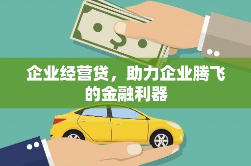 吉阳企业经营贷，助力企业腾飞的金融利器